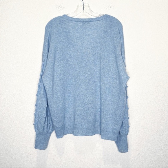 Scott & Scott London 100% Cashmere Cardigan Blue Large - Picture 8 of 13